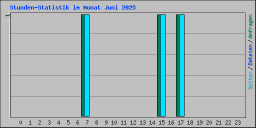 Stunden-Statistik im Monat Juni 2025